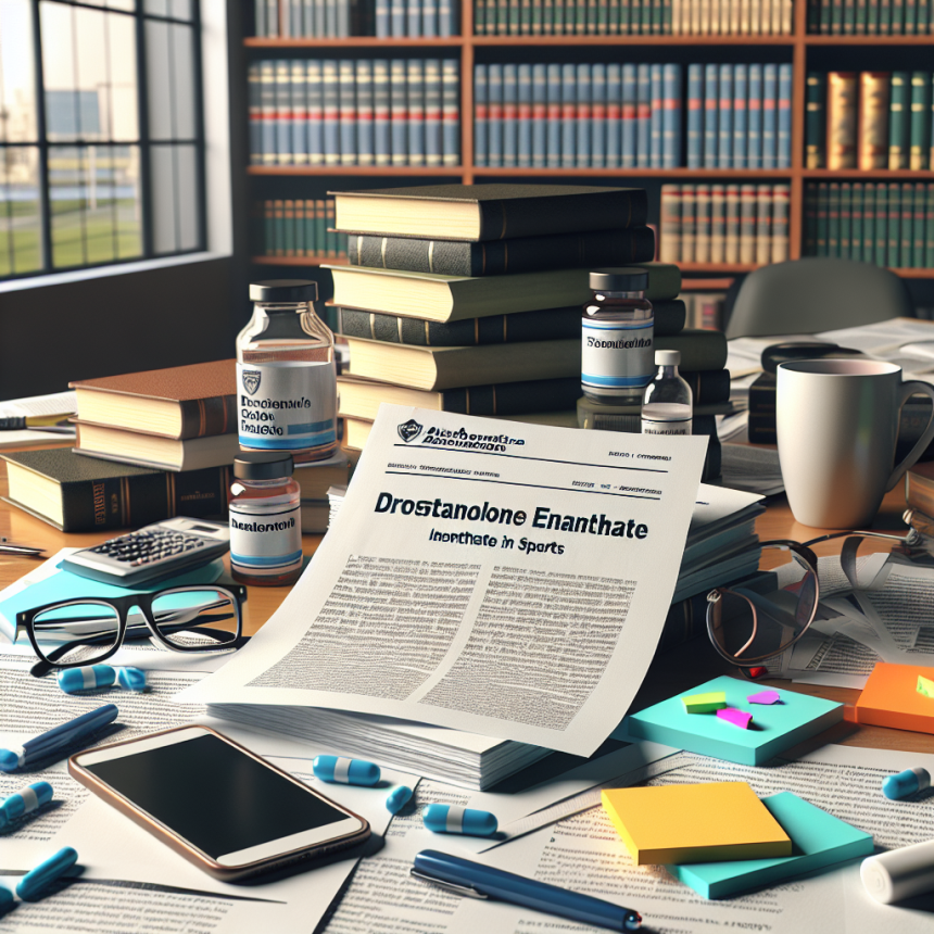 Scientific literature review on drostanolone enanthate in sports