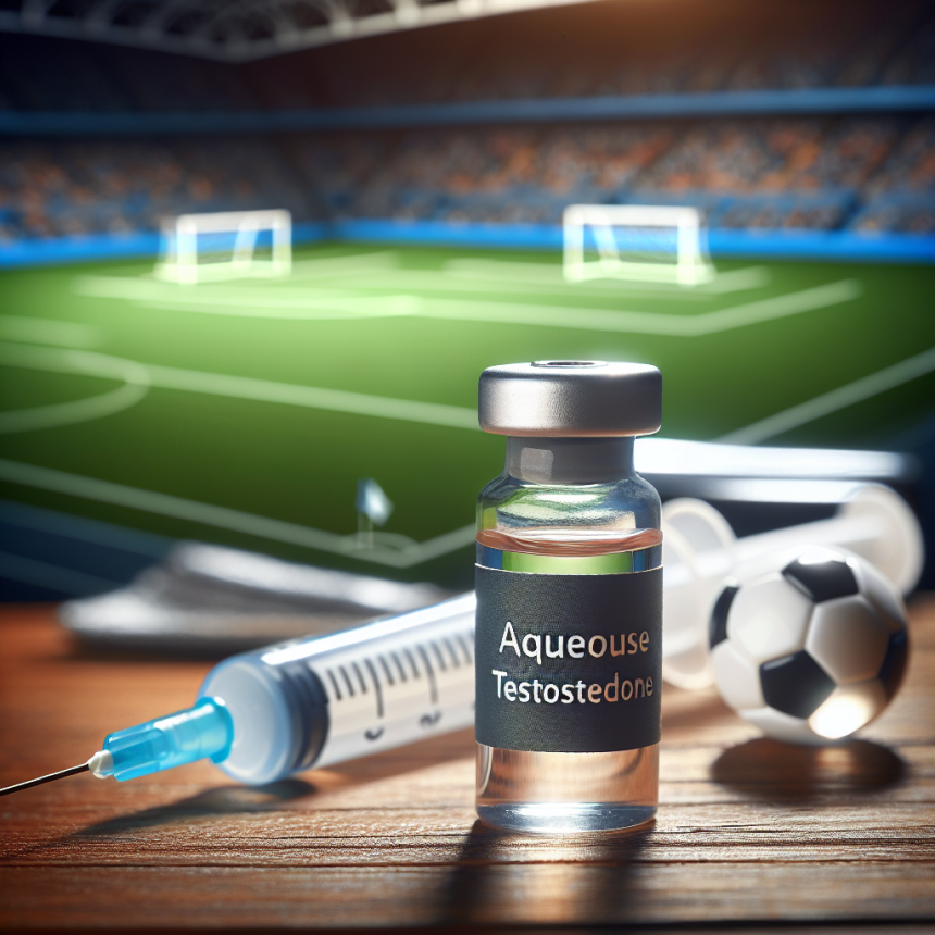 Aqueous testosterone suspension as potential doping in sports