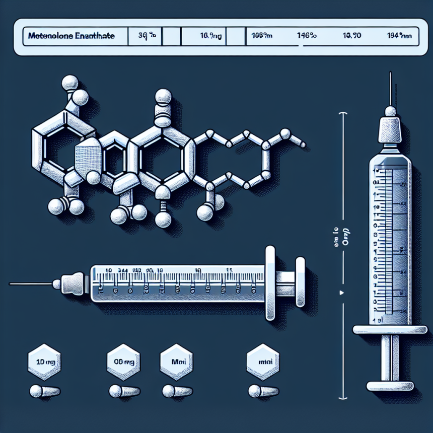 Injectable metenolone enanthate: optimal dosage for athletes