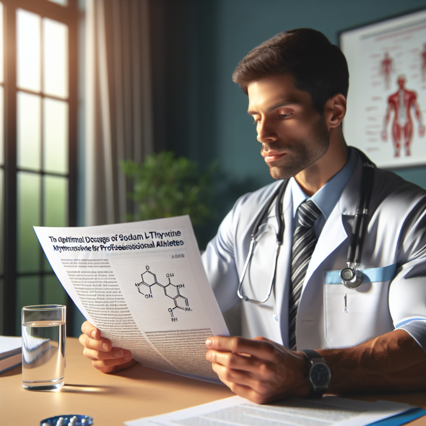 Optimal dosages of sodium l-thyroxine for professional athletes