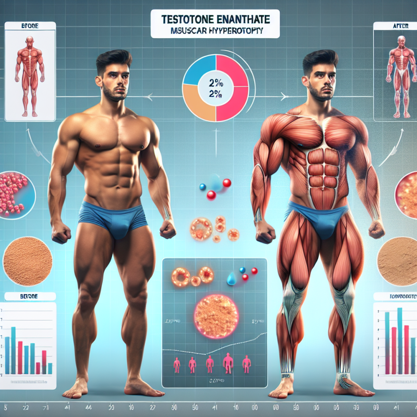 Testosterone enanthate's effect on muscle hypertrophy in athletes