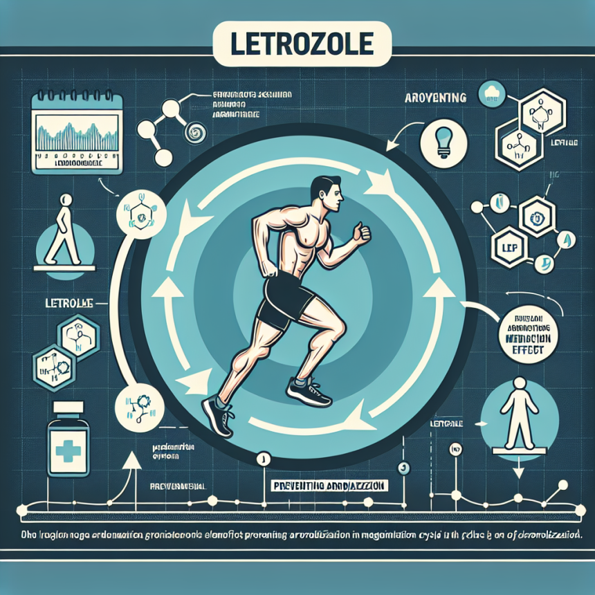 Letrozole's role in preventing aromatization in athletes