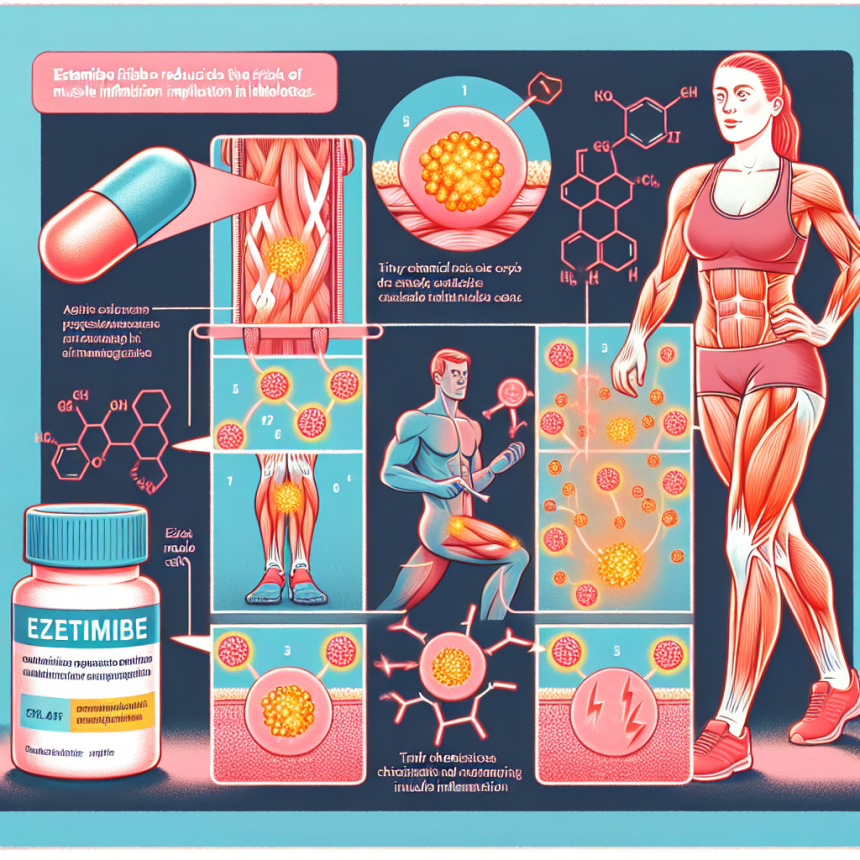 Ezetimibe: reducing muscle inflammation risk in athletes