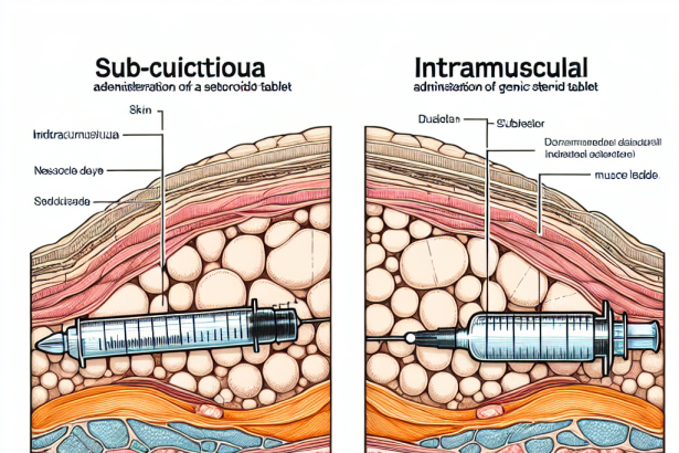 Subcutaneous vs intramuscular administration of methandienone compresse