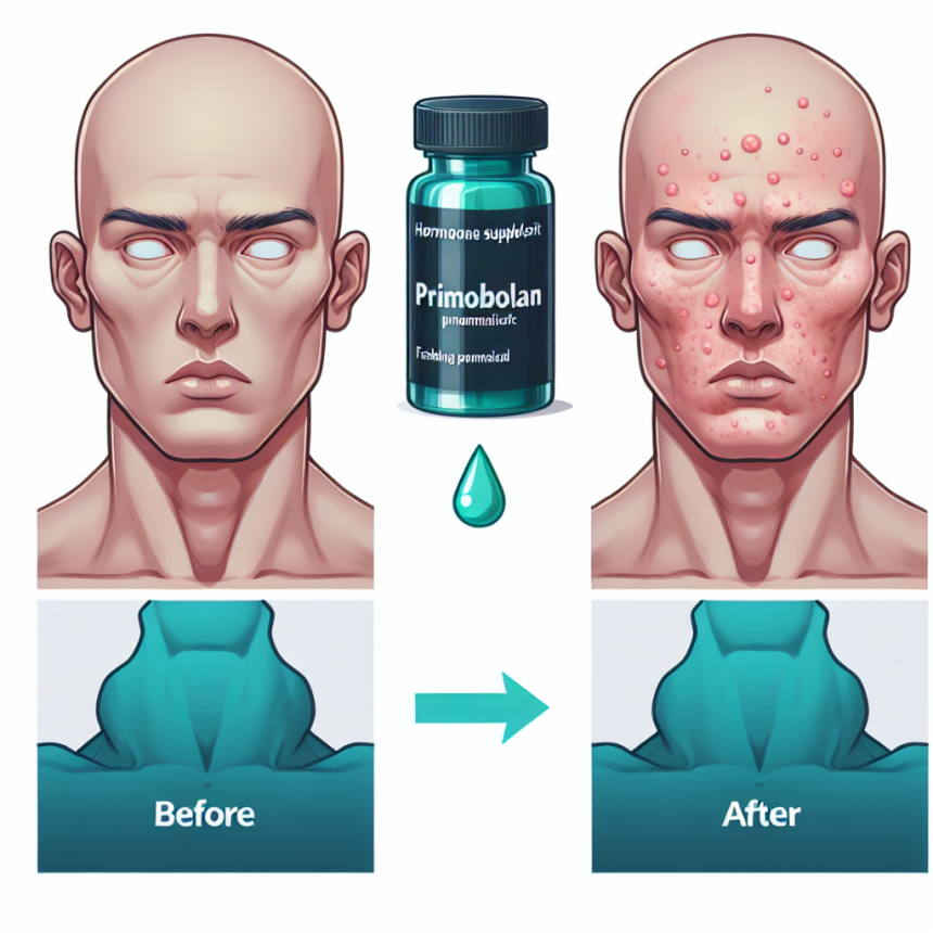 Acne and skin issues caused by primobolan
