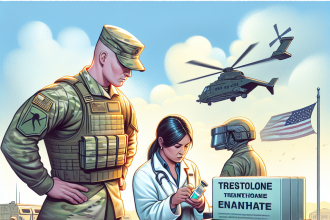 Military drug testing and trestolone enantato