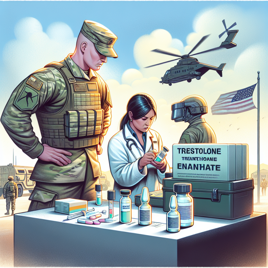 Military drug testing and trestolone enantato